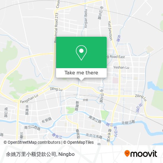 余姚万里小额贷款公司 map