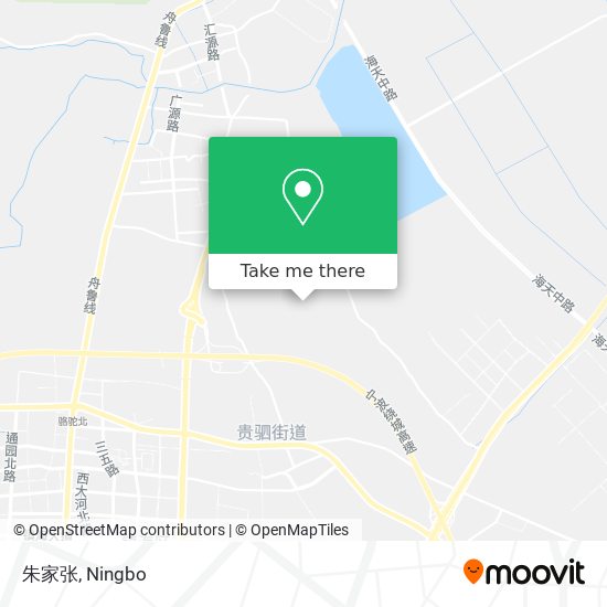 朱家张 map