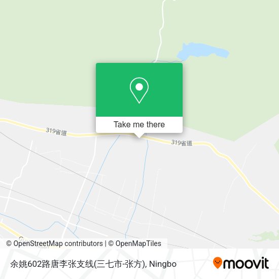 余姚602路唐李张支线(三七市-张方) map