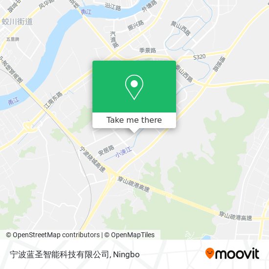 宁波蓝圣智能科技有限公司 map