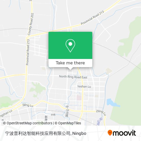宁波普利达智能科技应用有限公司 map