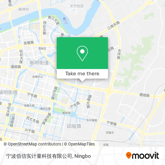 宁波佰信实计量科技有限公司 map