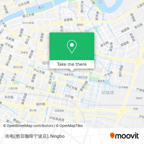街电(憨豆咖啡宁波店) map