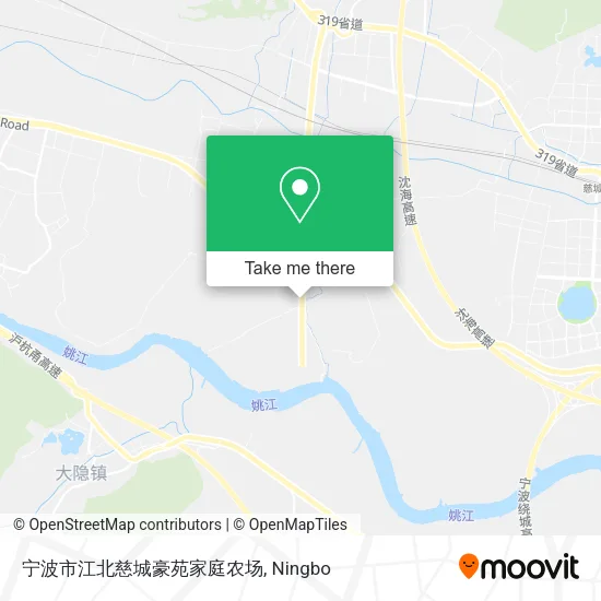 宁波市江北慈城豪苑家庭农场 map