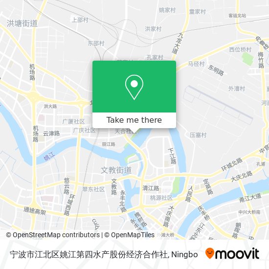 宁波市江北区姚江第四水产股份经济合作社 map