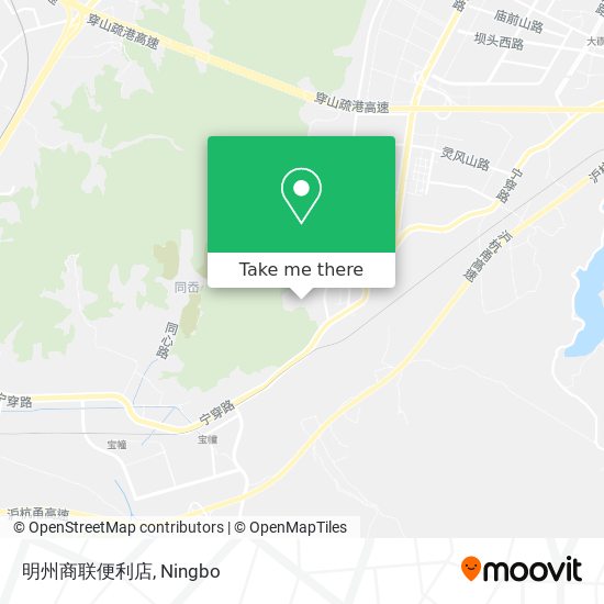 明州商联便利店 map