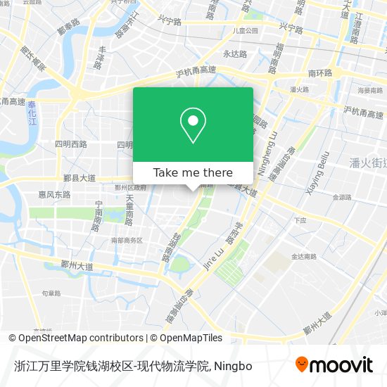浙江万里学院钱湖校区-现代物流学院 map