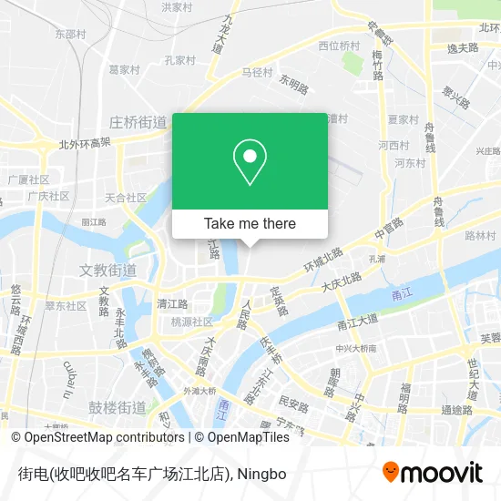 街电(收吧收吧名车广场江北店) map