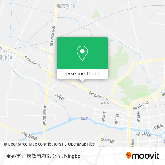 余姚市正康塑电有限公司 map