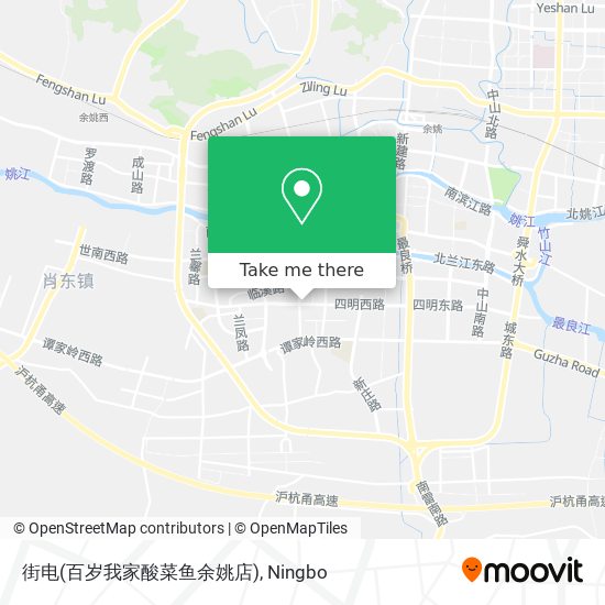 街电(百岁我家酸菜鱼余姚店) map