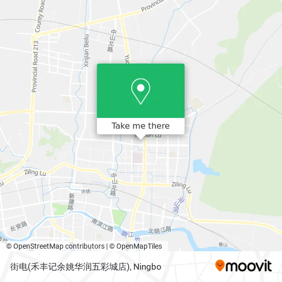 街电(禾丰记余姚华润五彩城店) map