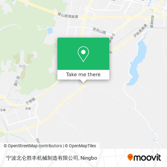 宁波北仑胜丰机械制造有限公司 map