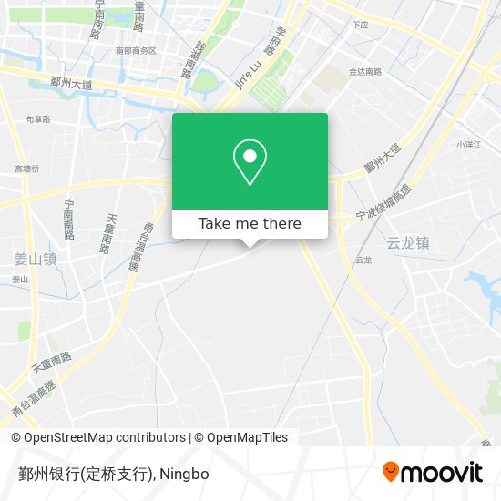 鄞州银行(定桥支行) map