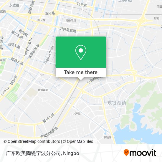 广东欧美陶瓷宁波分公司 map
