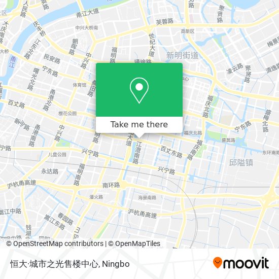 恒大·城市之光售楼中心 map