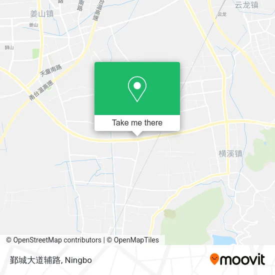 鄞城大道辅路 map
