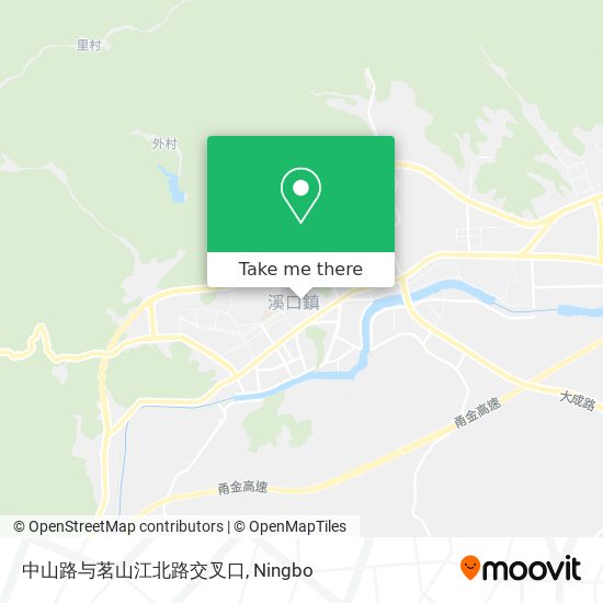 中山路与茗山江北路交叉口 map