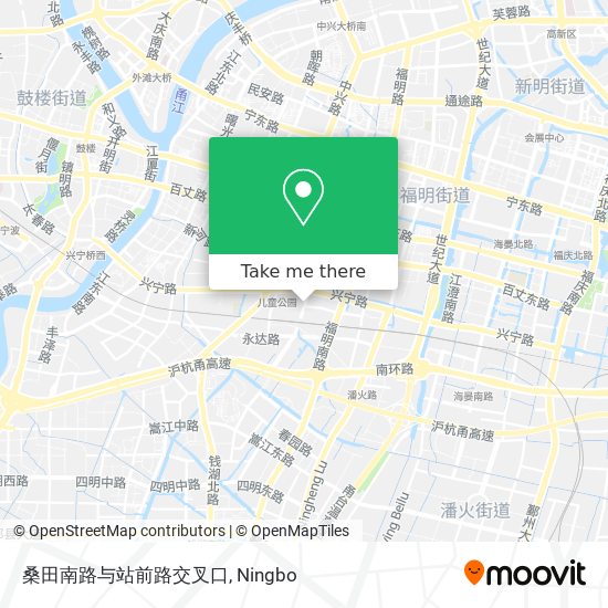 桑田南路与站前路交叉口 map