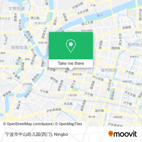 宁波市中山幼儿园(西门) map