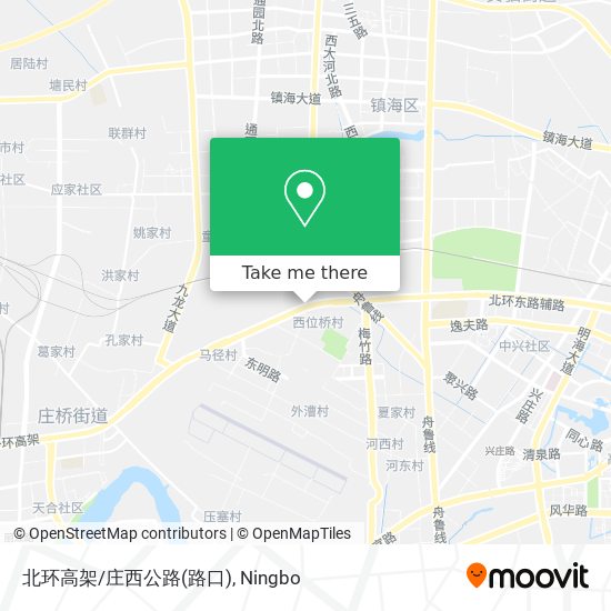 北环高架/庄西公路(路口) map