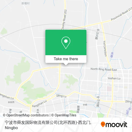 宁波市舜发国际物流有限公司(北环西路)-西北门 map