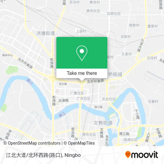 江北大道/北环西路(路口) map