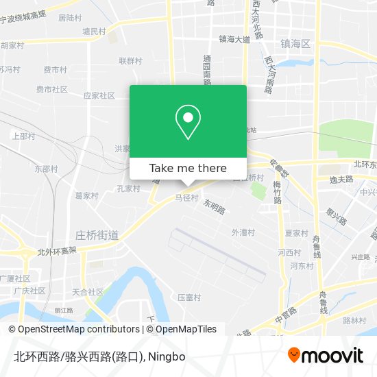 北环西路/骆兴西路(路口) map