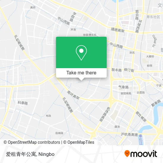 爱租青年公寓 map