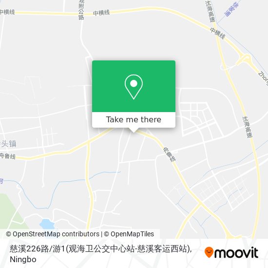 慈溪226路/游1(观海卫公交中心站-慈溪客运西站) map