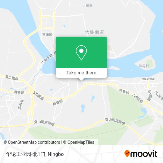 华论工业园-北1门 map