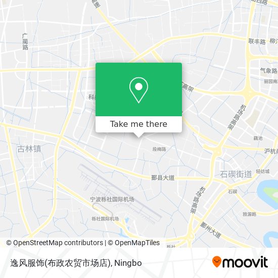 逸风服饰(布政农贸市场店) map