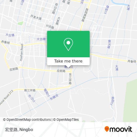 宏坚路 map