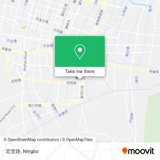 宏坚路 map