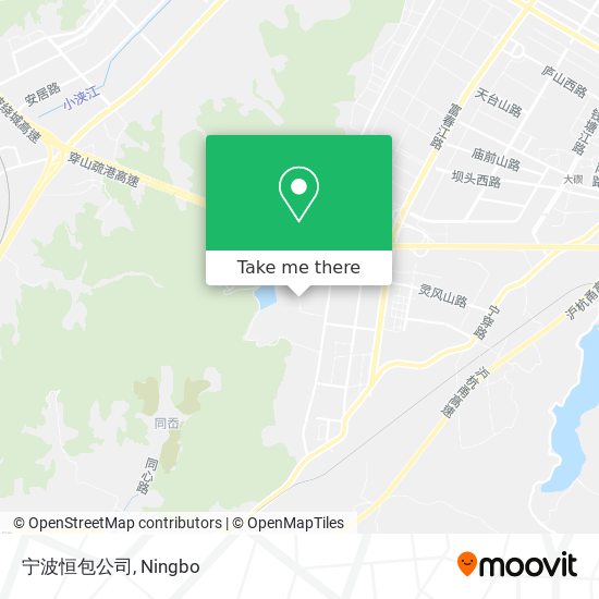 宁波恒包公司 map