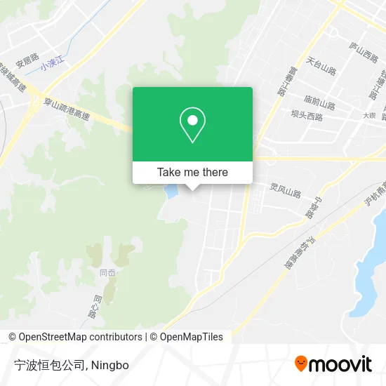宁波恒包公司 map