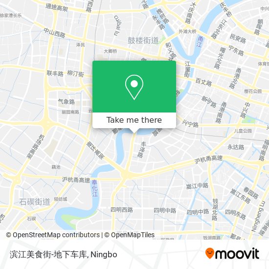 滨江美食街-地下车库 map