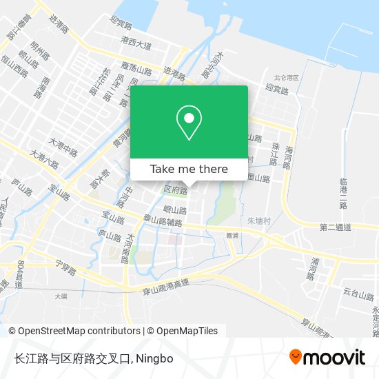 长江路与区府路交叉口 map