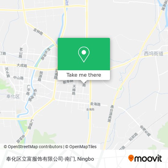 奉化区立富服饰有限公司-南门 map