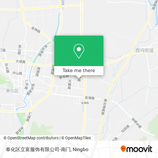 奉化区立富服饰有限公司-南门 map