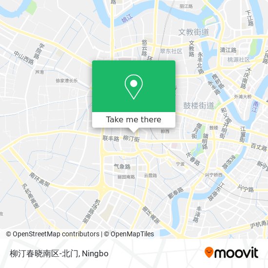 柳汀春晓南区-北门 map