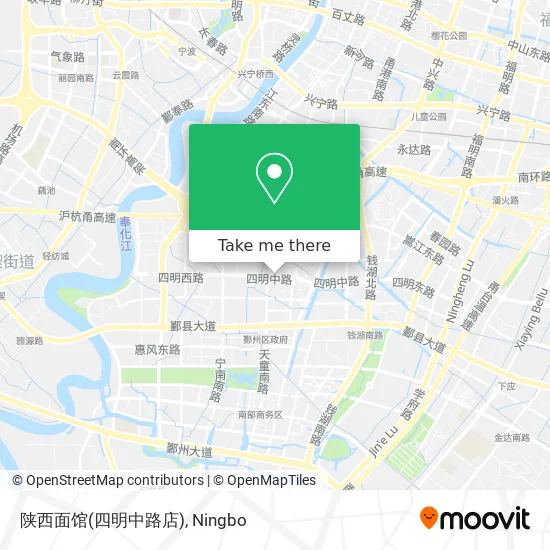 陕西面馆(四明中路店) map