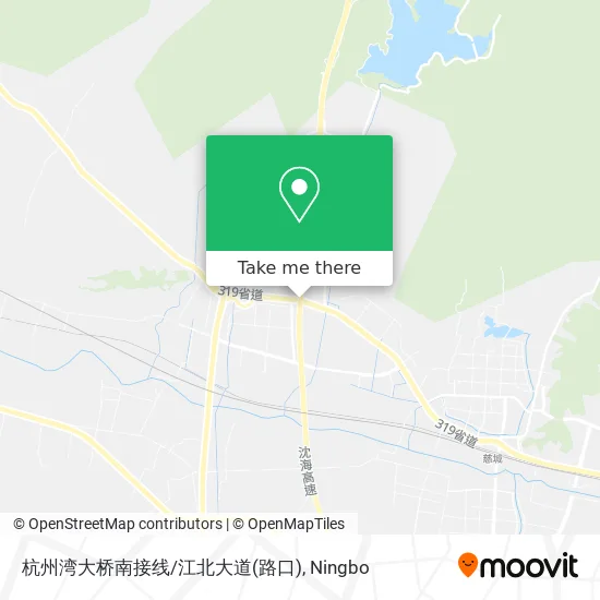 杭州湾大桥南接线/江北大道(路口) map