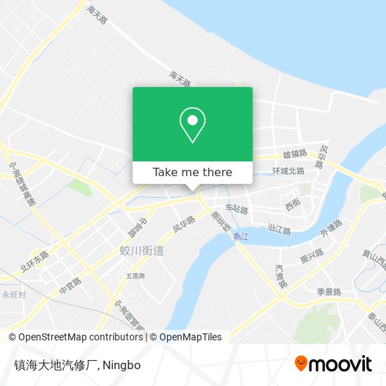 镇海大地汽修厂 map