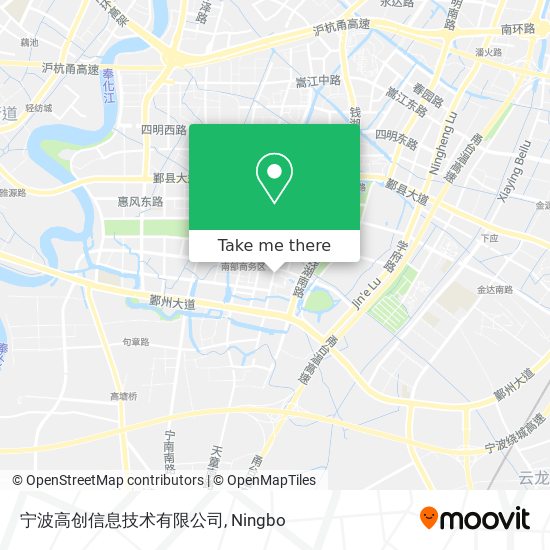 宁波高创信息技术有限公司 map