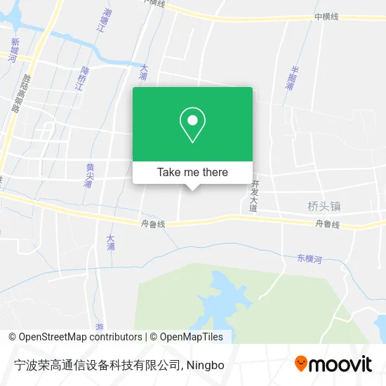 宁波荣高通信设备科技有限公司 map