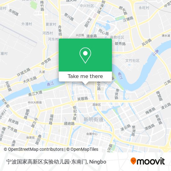 宁波国家高新区实验幼儿园-东南门 map