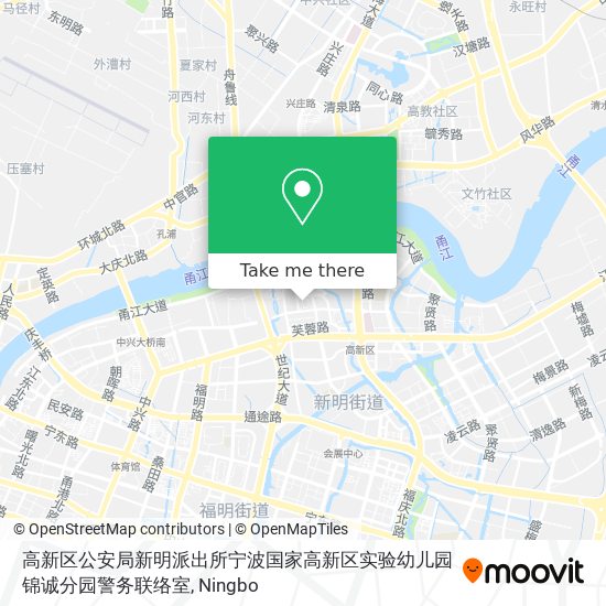 高新区公安局新明派出所宁波国家高新区实验幼儿园锦诚分园警务联络室 map