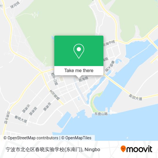 宁波市北仑区春晓实验学校(东南门) map