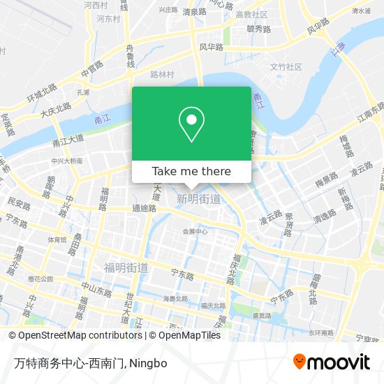 万特商务中心-西南门 map