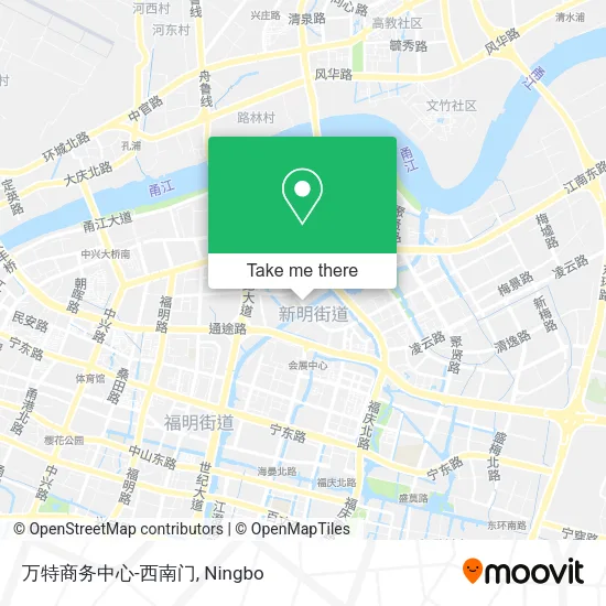 万特商务中心-西南门 map